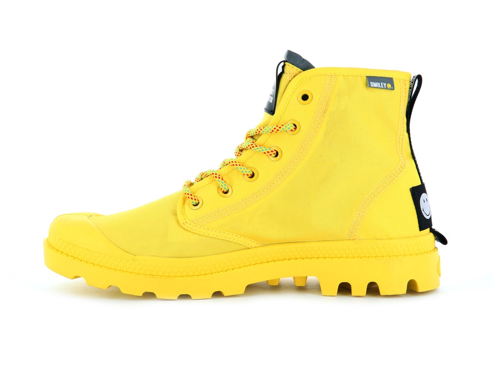 Botas Palladium PAMPA X SMILEY 2000 Hombre Amarillo | Costa Rica-75649